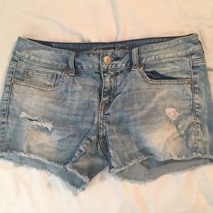 Denim shorts